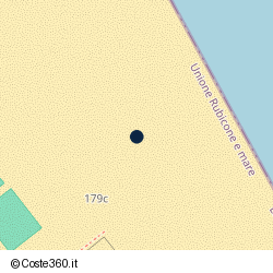 Posizione della concessione balneare Comune di Cesenatico, A. 2011, N. 46