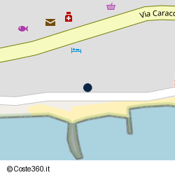 Posizione della concessione balneare Comune di Pollica, A. 2012, N. 182