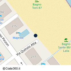 Posizione della concessione balneare Comune di Bellaria-Igea Marina, A. 2019, N. 52