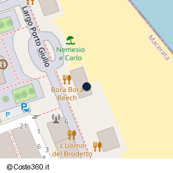 Posizione della concessione balneare Comune di Porto Recanati, A. 2008, N. 19