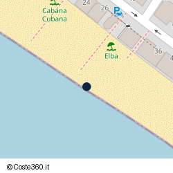 Posizione della concessione balneare Comune di Follonica, A. 2009, N. 15