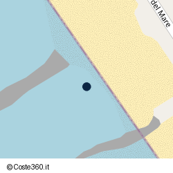 Posizione della concessione balneare Comune di Castel Volturno, A. 2016, N. 2