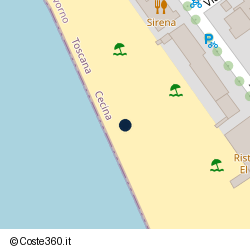 Posizione della concessione demaniale marittima Comune di Cecina, A. 2025, N. 200