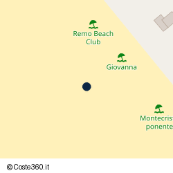 Posizione della concessione balneare Comune di Forte Dei Marmi, A. 2005, N. 63