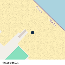 Posizione della concessione balneare Comune di Pesaro, A. 2009, N. 33310