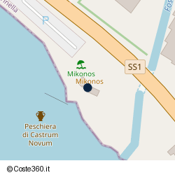 Posizione della concessione balneare Comune Santa Marinella, A. 2023, N. 175