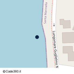 Posizione della concessione demaniale marittima Comune Santa Marinella, A. 2008, N. 34