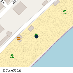 Posizione della concessione balneare Comune di Alassio, A. 2005, N. 56