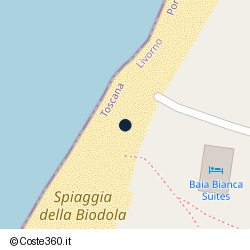Posizione approssimativa di Spiaggia Della Biodola