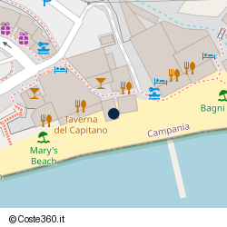 Posizione della concessione demaniale marittima Comune di Massa Lubrense, A. 2008, N. 104