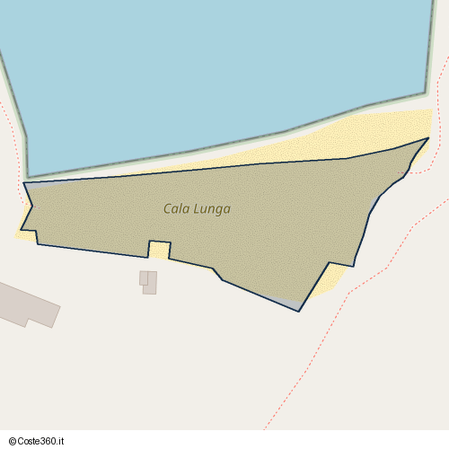 Posizione della spiaggia Spiaggia nei pressi di SP52, Peschici