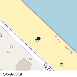 Posizione della concessione demaniale marittima Comune di Fano, A. 2010, N. 14