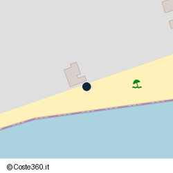 Posizione della concessione demaniale marittima Comune di Terracina, A. 2014, N. TE-152