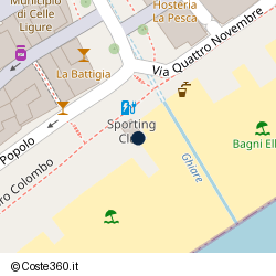 Posizione della concessione demaniale marittima Comune di Celle Ligure, A. 2004, N. 26A