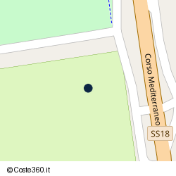 Posizione della concessione demaniale marittima Comune di Scalea, A. 2003, N. 01