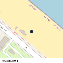 Posizione della concessione balneare Comune di Senigallia, A. 2019, N. 105