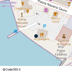 Posizione della concessione demaniale marittima Comune di Porto Cesareo, A. 2017, N. 23