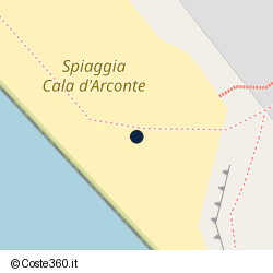 Posizione della concessione balneare Comune di Camerota, A. 2008, N. 23