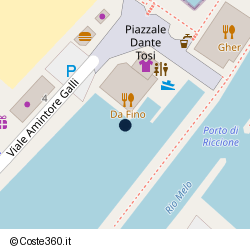 Posizione della concessione balneare Comune di Riccione, A. 2014, N. 489