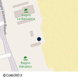 Posizione della concessione demaniale marittima Comune di Cervia, A. 2011, N. 188