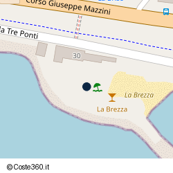 Posizione della concessione balneare Comune di San Remo, A. 2010, N. 03