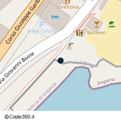 Posizione della concessione demaniale marittima Comune di Imperia, A. 2015, N. 14