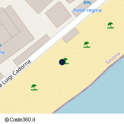 Posizione della concessione demaniale marittima Comune di Alassio, A. 2005, N. 01