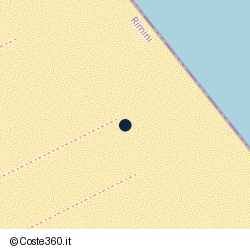 Posizione della concessione balneare Comune Rimini, A. 2005, N. 316