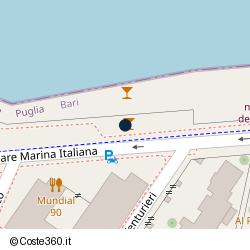 Posizione della concessione demaniale marittima Comune di Giovinazzo, A. 2019, N. 1