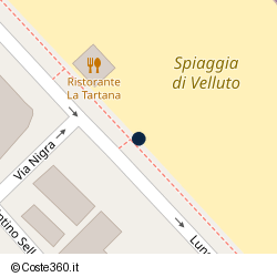 Posizione della concessione demaniale marittima Comune di Senigallia, A. 2019, N. 91