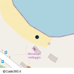 Posizione della concessione demaniale marittima Regione di Sardegna, A. 2004, N. RAS.42