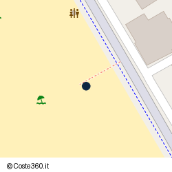 Posizione della concessione demaniale marittima Comune di Praia A Mare, A. 2008, N. 23