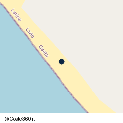 Posizione della concessione balneare Comune di Gaeta, A. 2003, N. 66