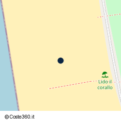 Posizione della concessione balneare Comune di Scalea, A. 2011, N. 15
