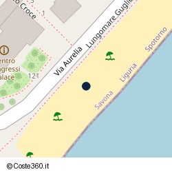 Posizione della concessione balneare Comune di Spotorno, A. 2004, N. 12