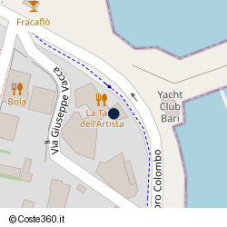 Posizione della concessione demaniale marittima Comune di Bari, A. 2025, N. 22