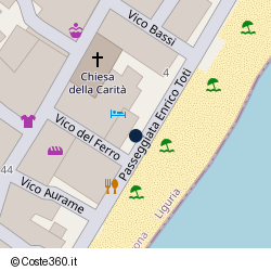 Posizione della concessione demaniale marittima Comune di Alassio, A. 2007, N. 05