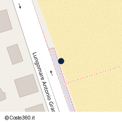 Posizione della concessione demaniale marittima Comune di Porto San Giorgio, A. 2016, N. 407
