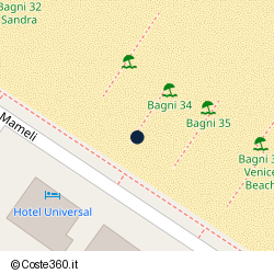 Posizione della concessione demaniale marittima Comune di Senigallia, A. 2019, N. 160