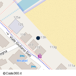 Posizione della concessione demaniale marittima Comune di Rimini, A. 2005, N. 0019