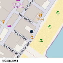 Posizione della concessione balneare Comune di Alassio, A. 2005, N. 61