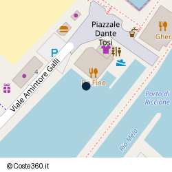 Posizione della concessione demaniale marittima Comune di Riccione, A. 2009, N. 146