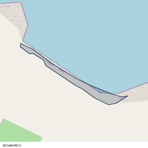 Posizione della spiaggia Spiaggia nei pressi di Via Barletta, Trani, 76125