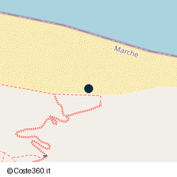 Posizione della concessione balneare Comune di Gabicce Mare, A. 2021, N. 0206561