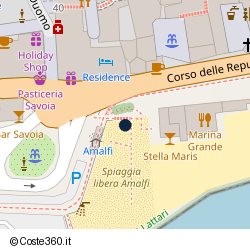 Posizione della concessione balneare Comune di Amalfi, A. 2014, N. 1