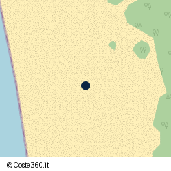 Posizione della concessione demaniale marittima Comune di Bibbona, A. 2025, N. 21