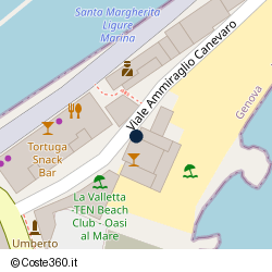 Posizione della concessione demaniale marittima Comune di Santa Margherita Ligure, A. 2009, N. 95