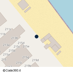 Posizione della concessione balneare Comune di Cesenatico, A. 2011, N. 71