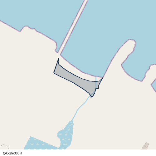 Posizione della spiaggia Spiaggia nei pressi di SP141 delle Saline, Zapponeta