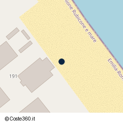 Posizione della concessione demaniale marittima Comune di Cesenatico, A. 2011, N. 83